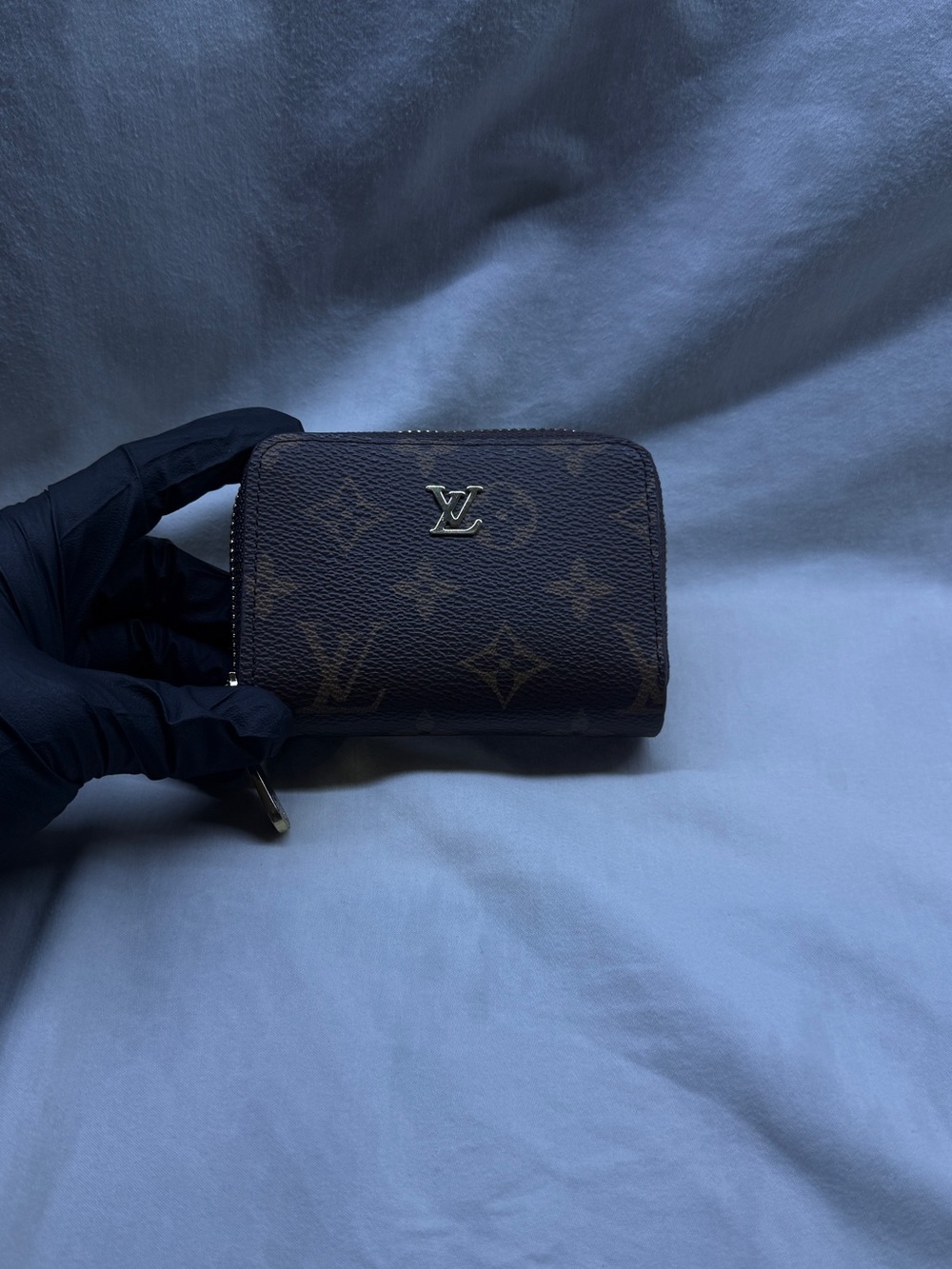 Louis Vuitton Monogram Zip Cardholder Wallet - Brown/Gold